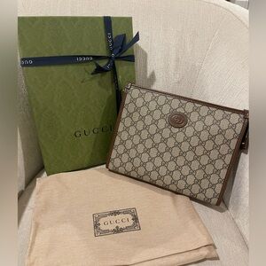 Gucci GG toiletry clutch bag BRAND NEW